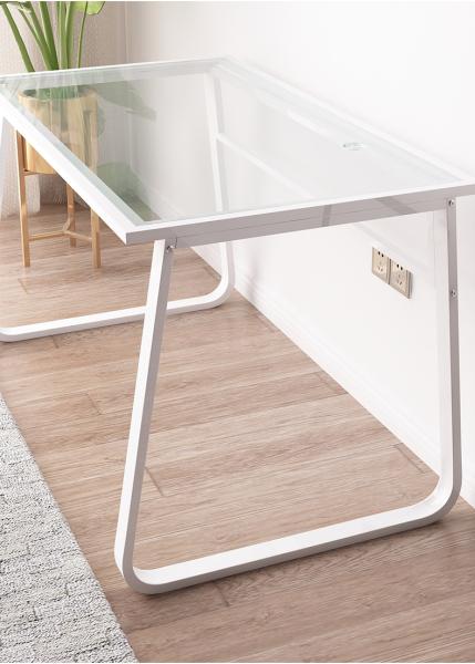 360Home Computer Schreibtisch aus gehärtetem Glas Büro Gestell